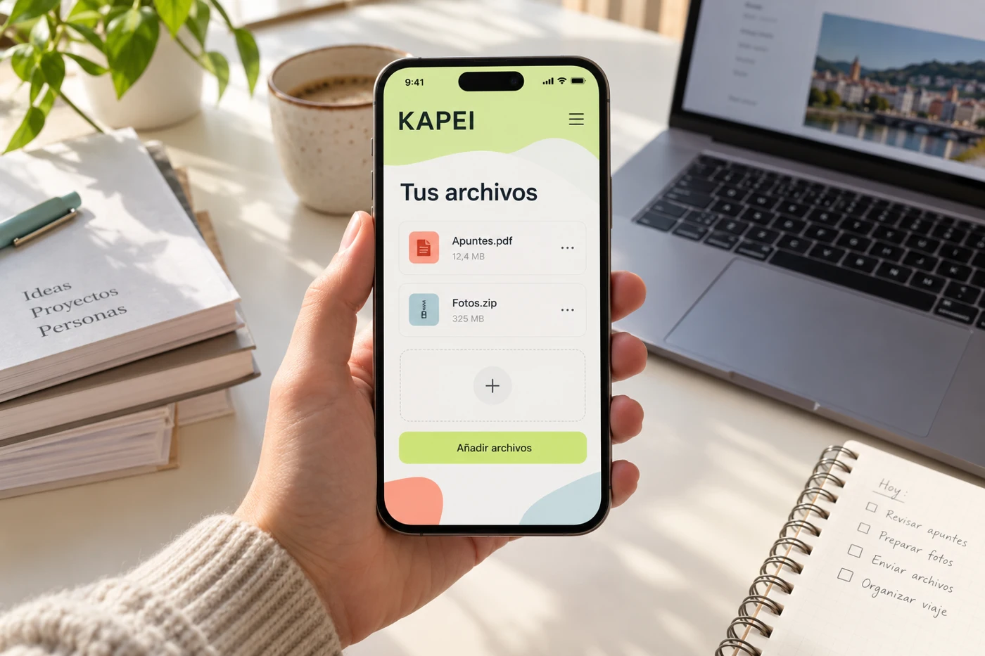 Envío de documentos y fotografías desde el móvil con KAPEI