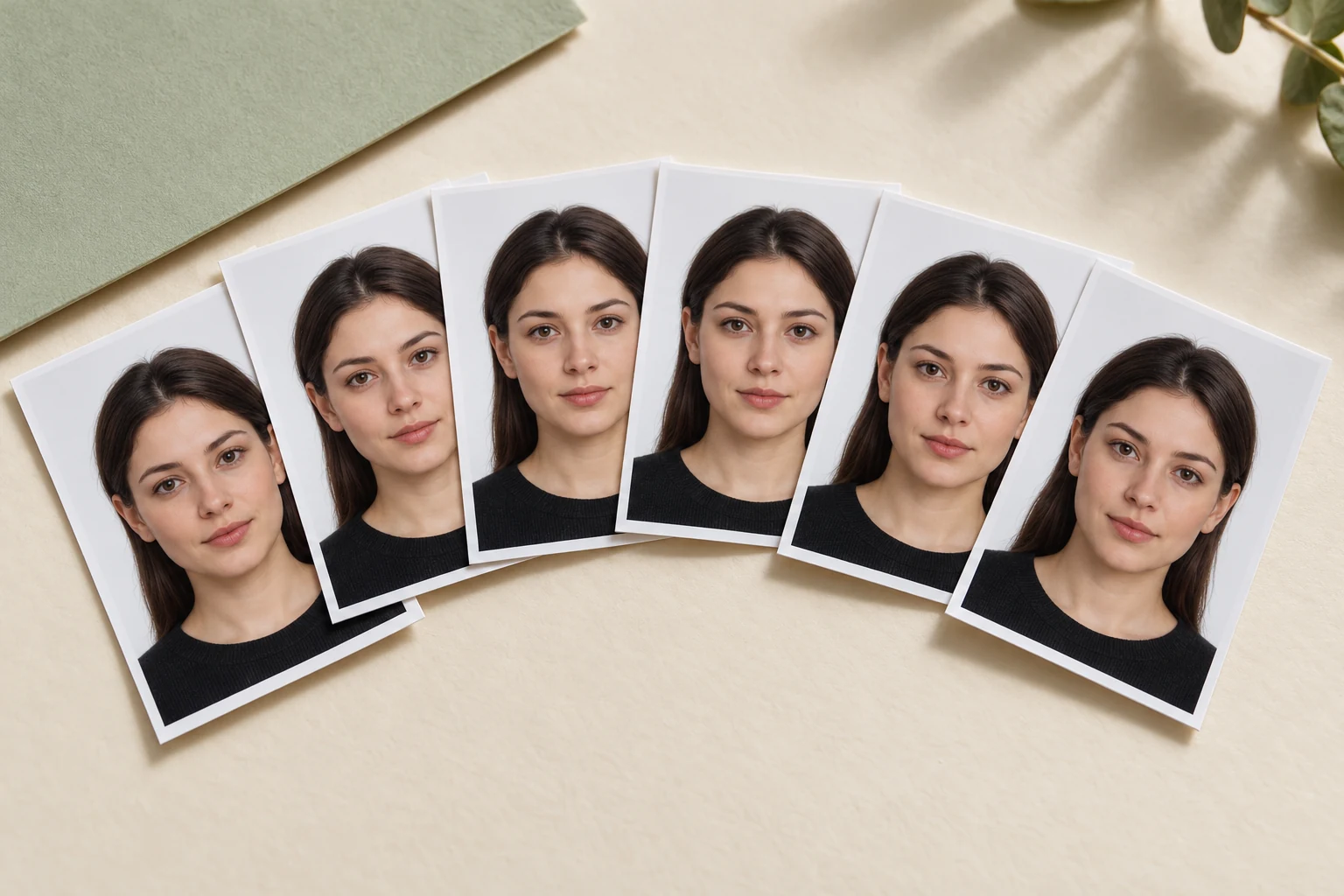 Impresión de fotos de carnet