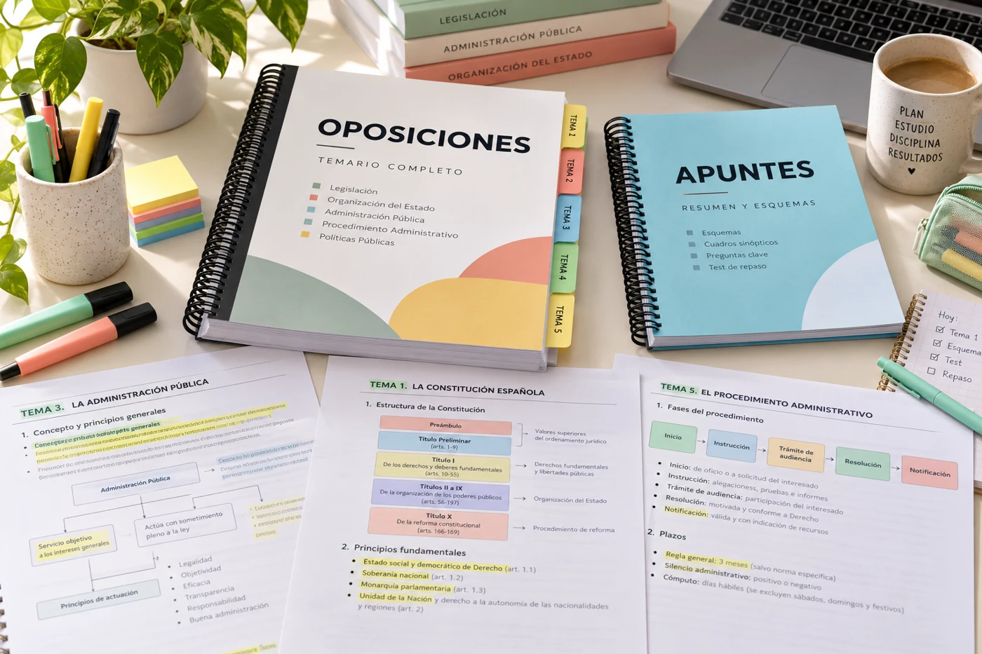 Apuntes y oposiciones