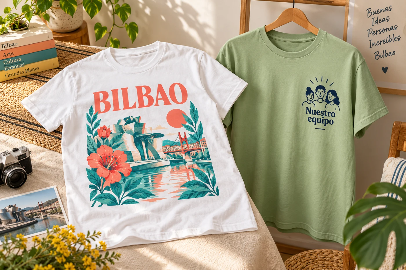 Camisetas e impresión textil